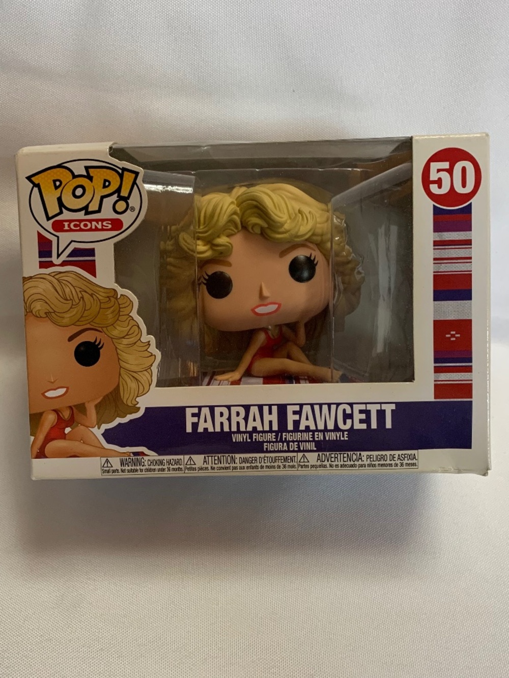 NIB! Funko Pop Icons Farrah Fawcett #50!
